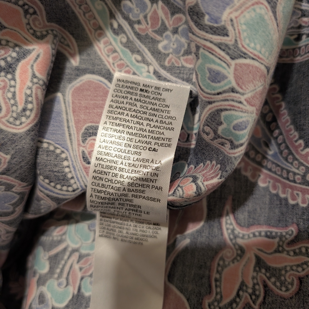 Chico's Multicolor Patterned Blouse - Picture 9 of 9
